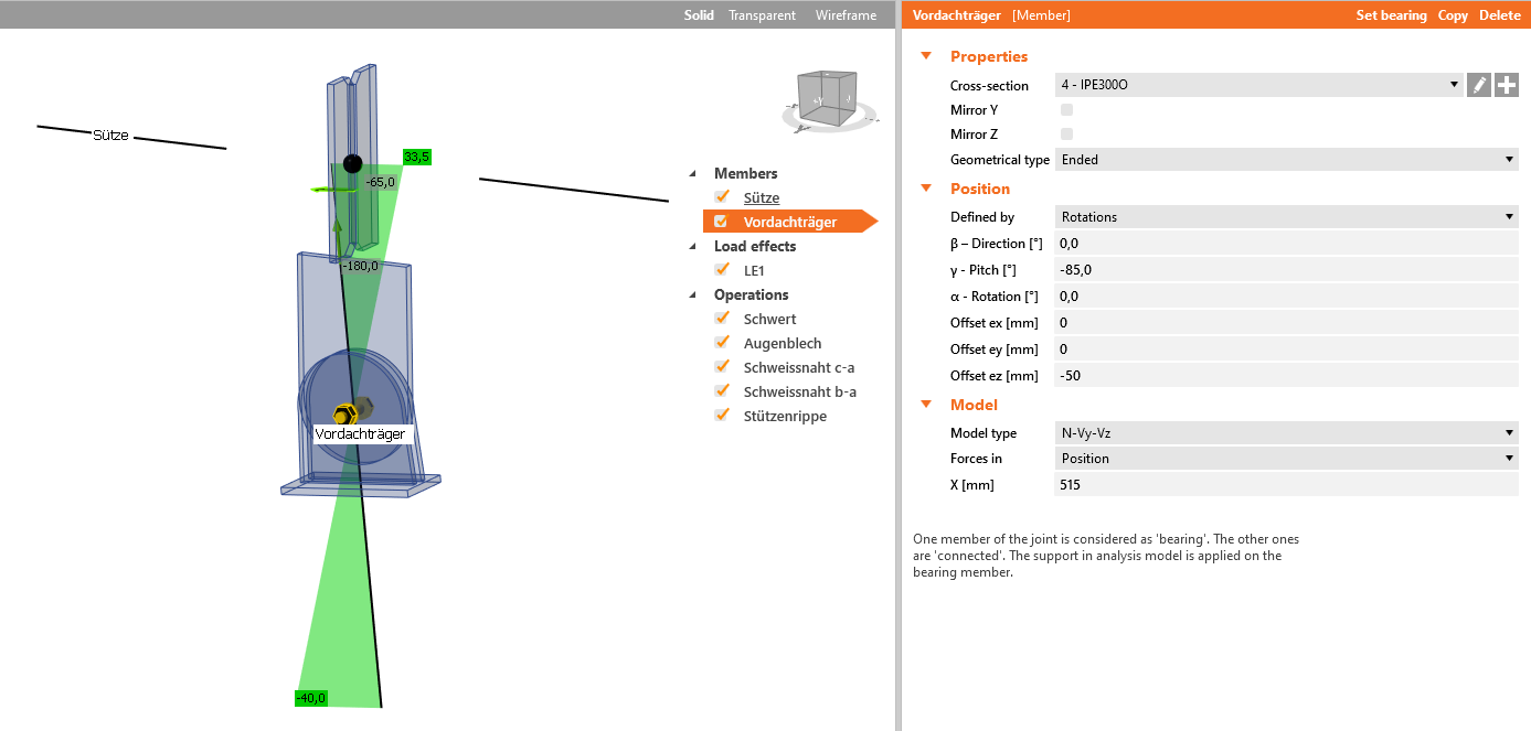 How to define correct load position (Forces in) | IDEA StatiCa